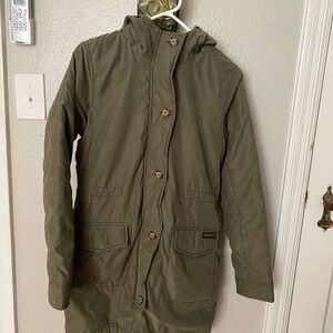 Abercrombie & Fitch Olive Green Hooded Field Jacket